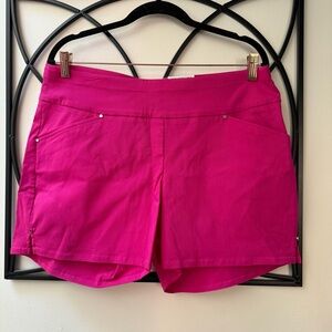 INC Vibrant Pink High Waist Curvy Women's Shorts